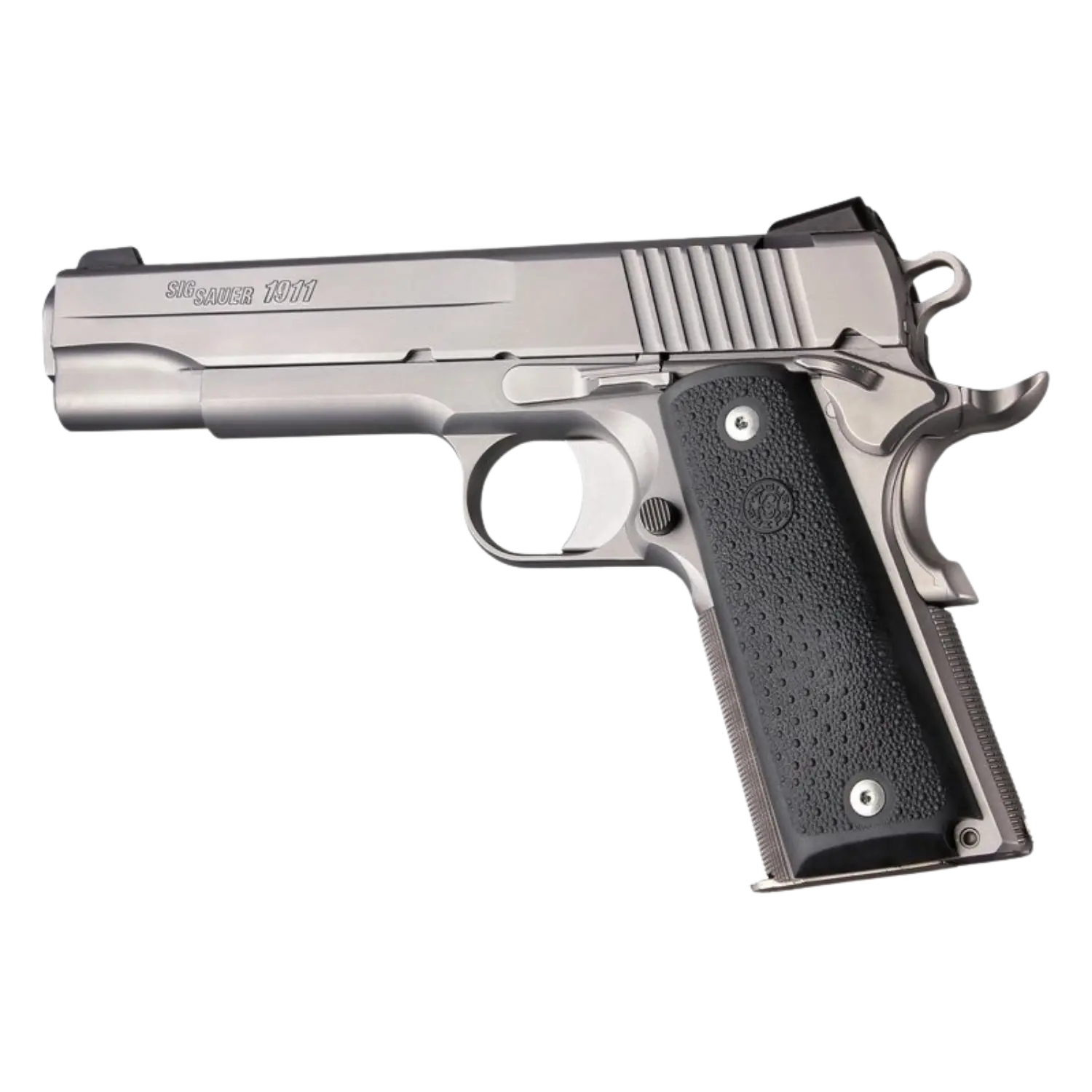 HOGUE plaquettes de crosse pour pistolet semi-automatique, noires, pour 1911 Auto, image 1 sur 2