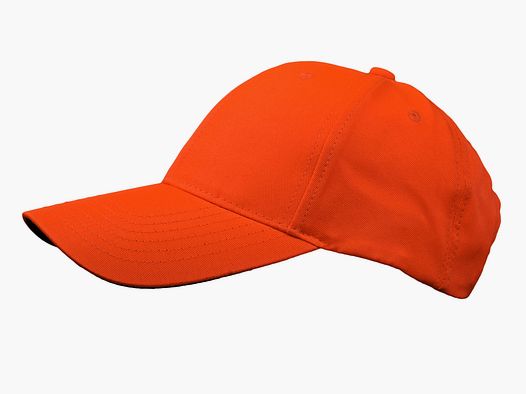 Casquette orange fluo