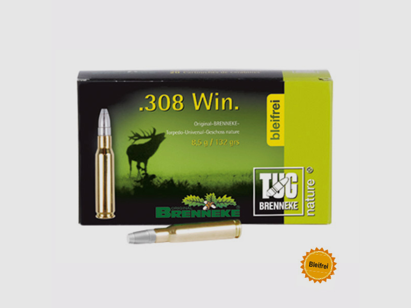 Brenneke .308 Win. 147GR TUG nature+ 20 Patronen