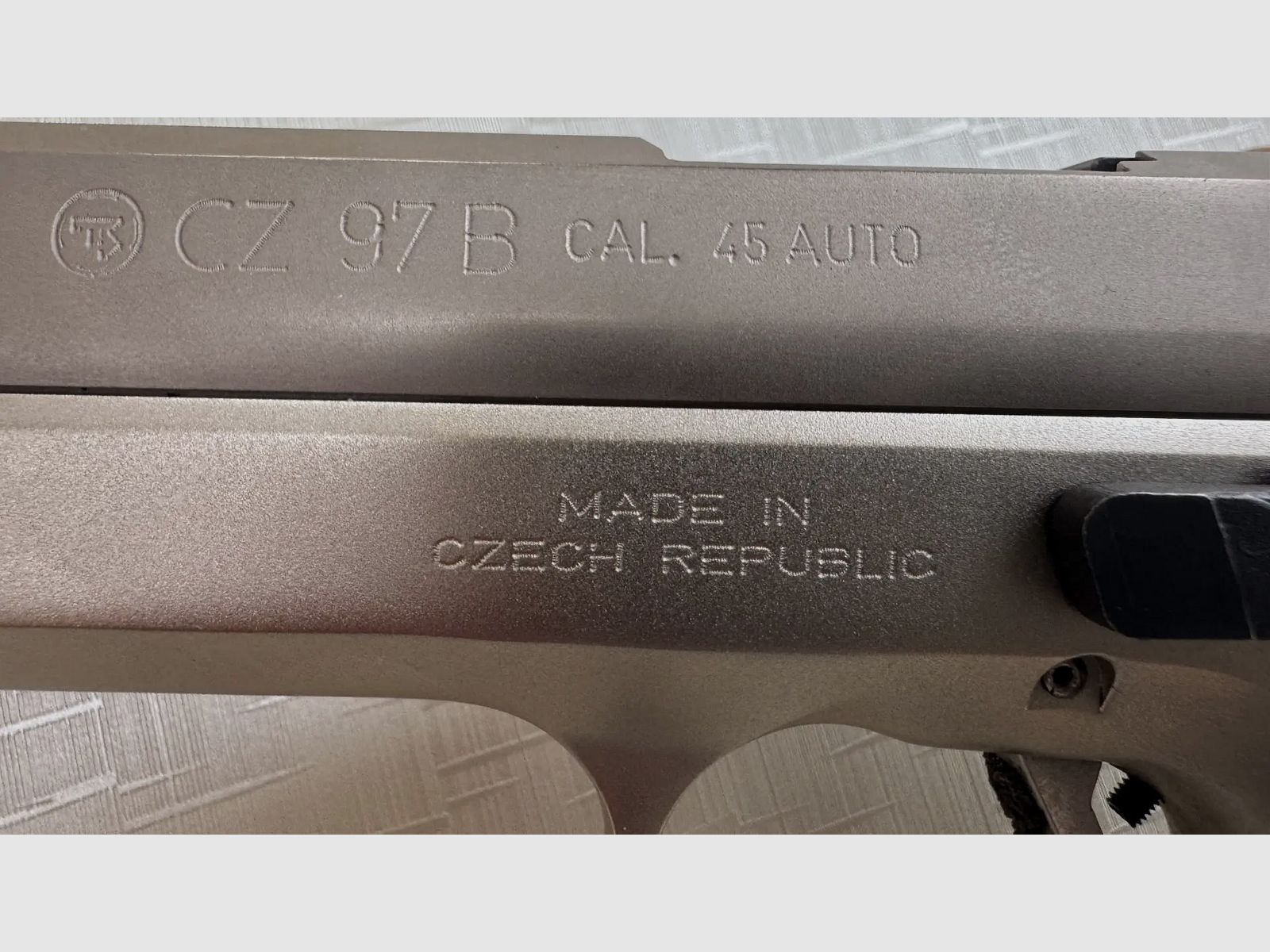 Brünner CZ 97 – Drost full construction, 6 inches, caliber .45 ACP