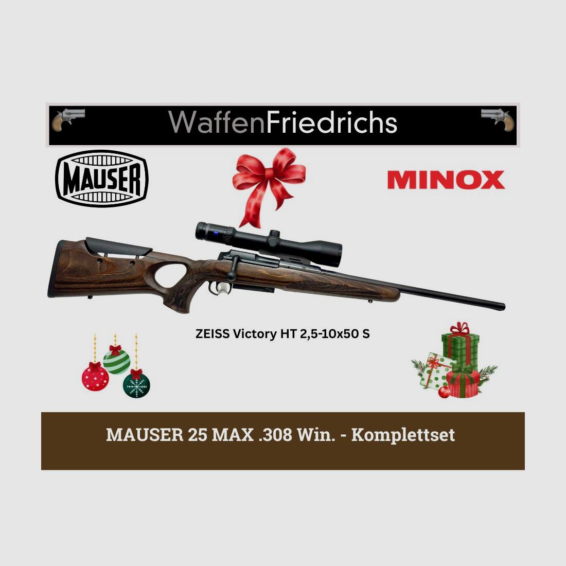 MAUSER 25 MAX Conjunto Completo - Armas Friedrichs