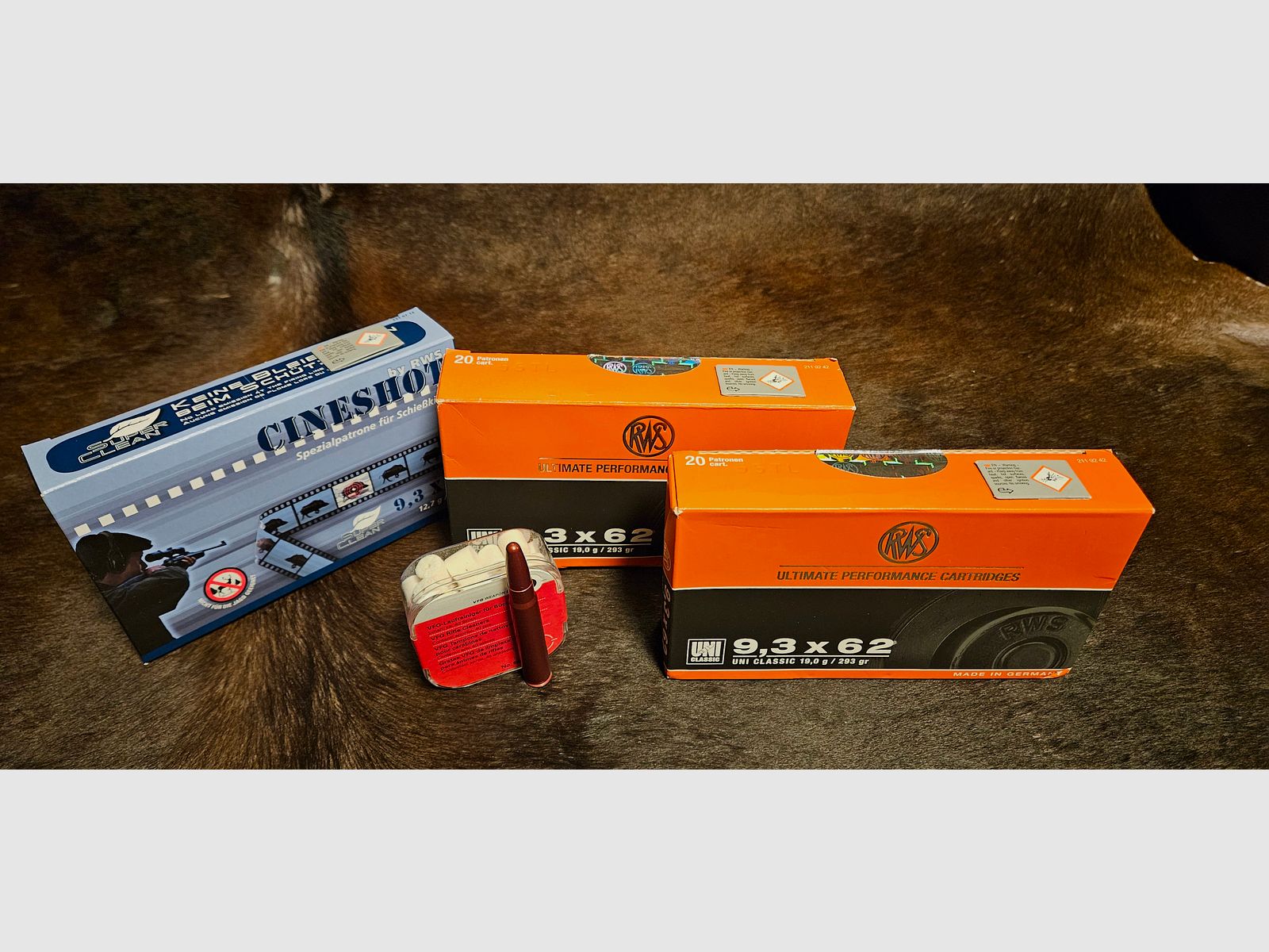 Munitionspaket RWS 9,3 x 62 Uni Classic 19g