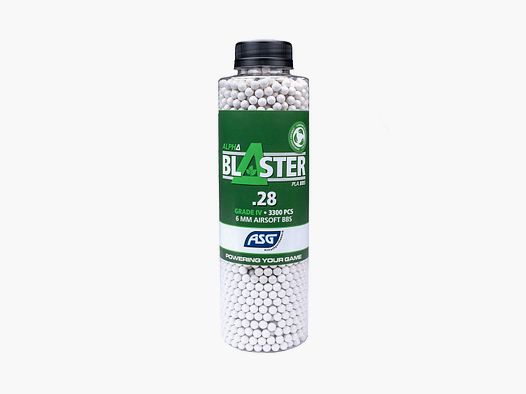 Alpha Blaster PLA 6mm BBs Weiß 0,28 g 3.300 Stück