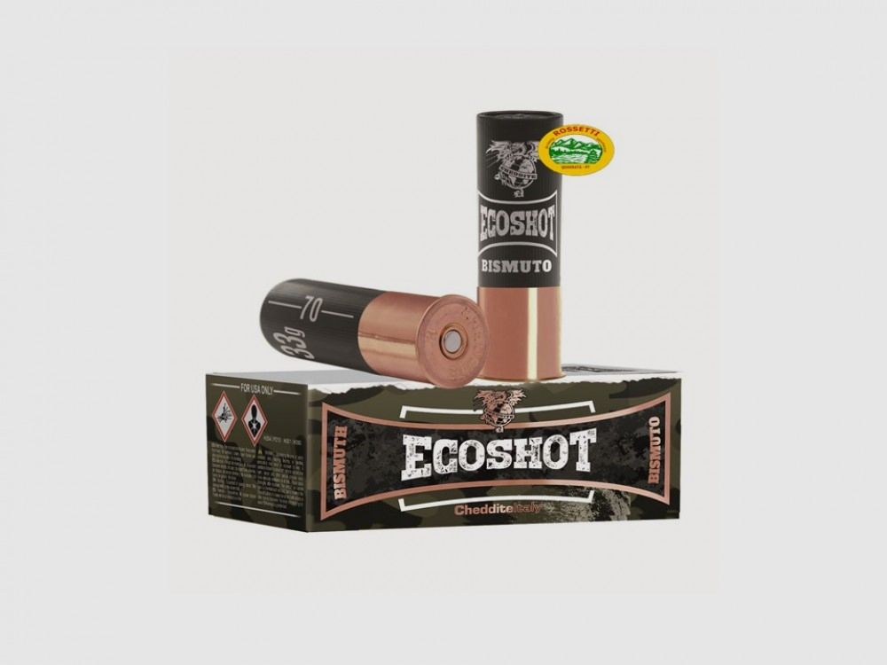 CHEDDITE Patronen ECOSHOT Bismuth Kal.12 gr.34 p.7 bleifrei