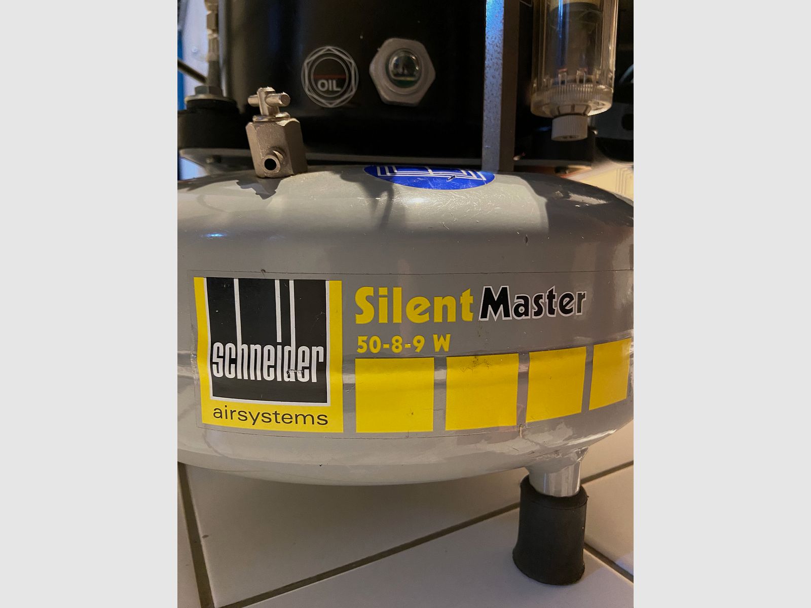 Schneider Kompressor Silent-Master SEM 50-8-9 W - Flüsterkompressor!