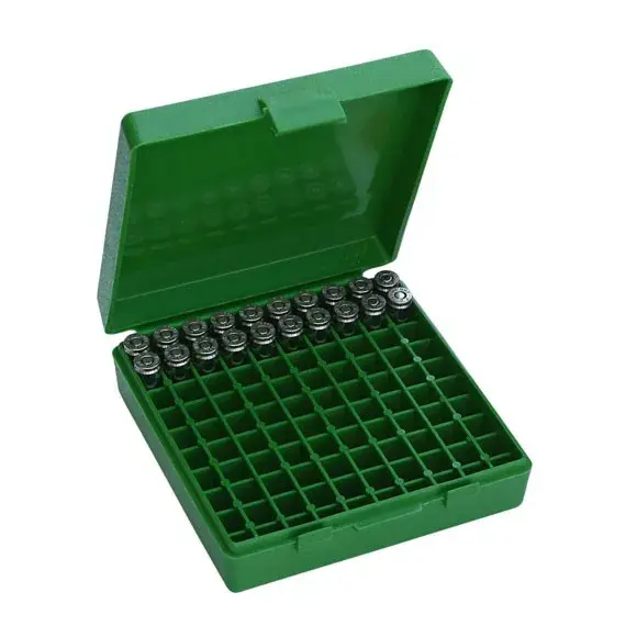 Storage Box for 100 9 MM Cartridges