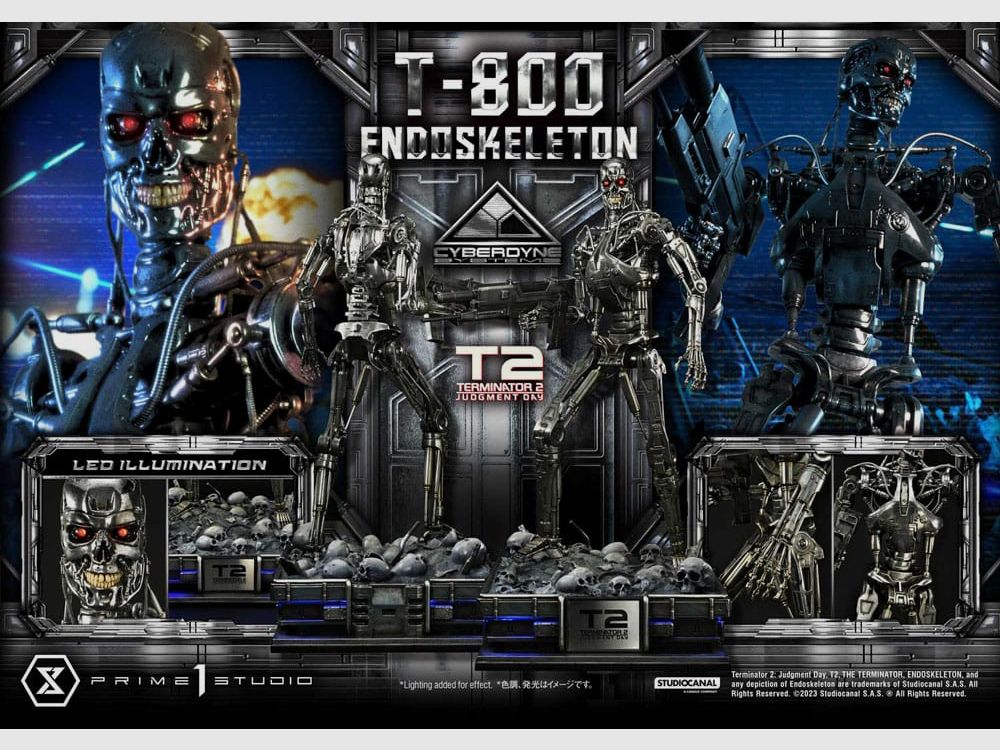 Terminator 2 Museum Masterline Series Statue 1/3 Judgment Day T800 Endoskeleton 74 cm | 42991