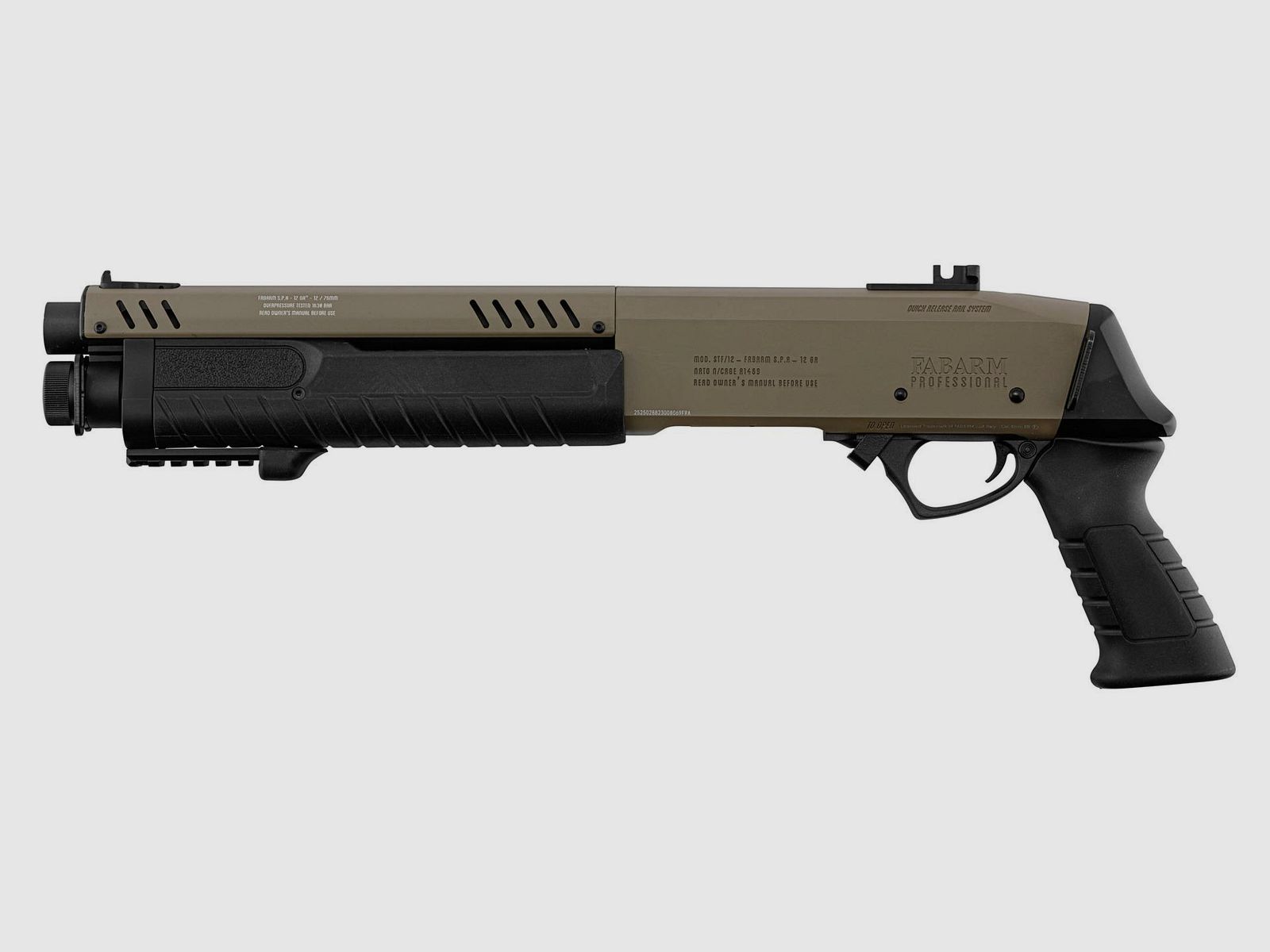 FABARM STF12 Initial krótki US Tan 6mm - Airsoft Gas wolny od 18 Nowy towar dostępny w magazynie