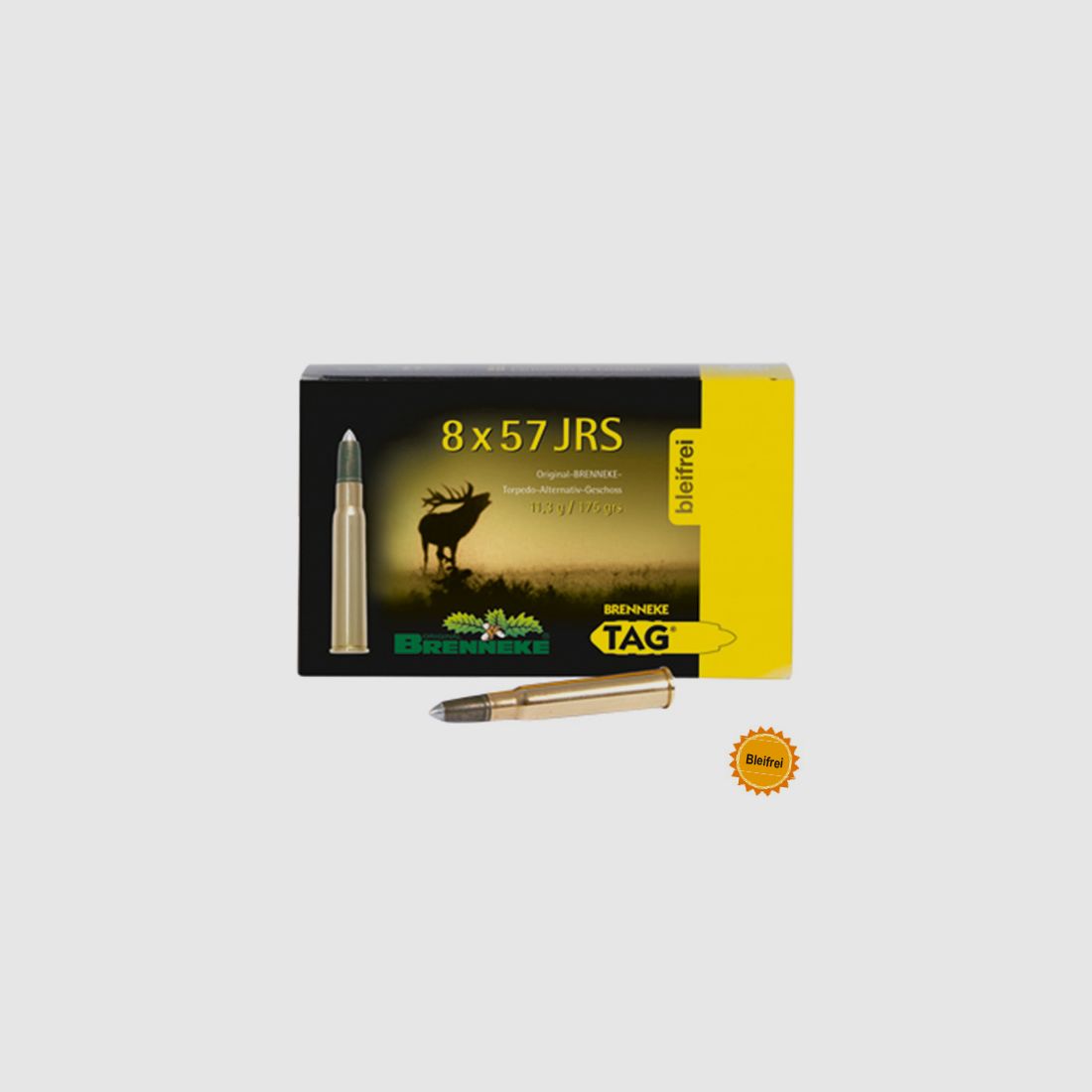 Brenneke 8x57 IRS 175GR TAG 20 patronen