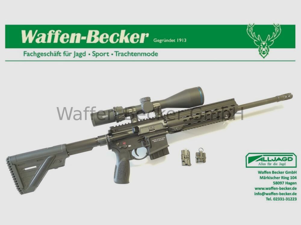 Heckler & Koch HK MR223 A3 Slim-Line H-Key 16,5" + Meopta Optica 6