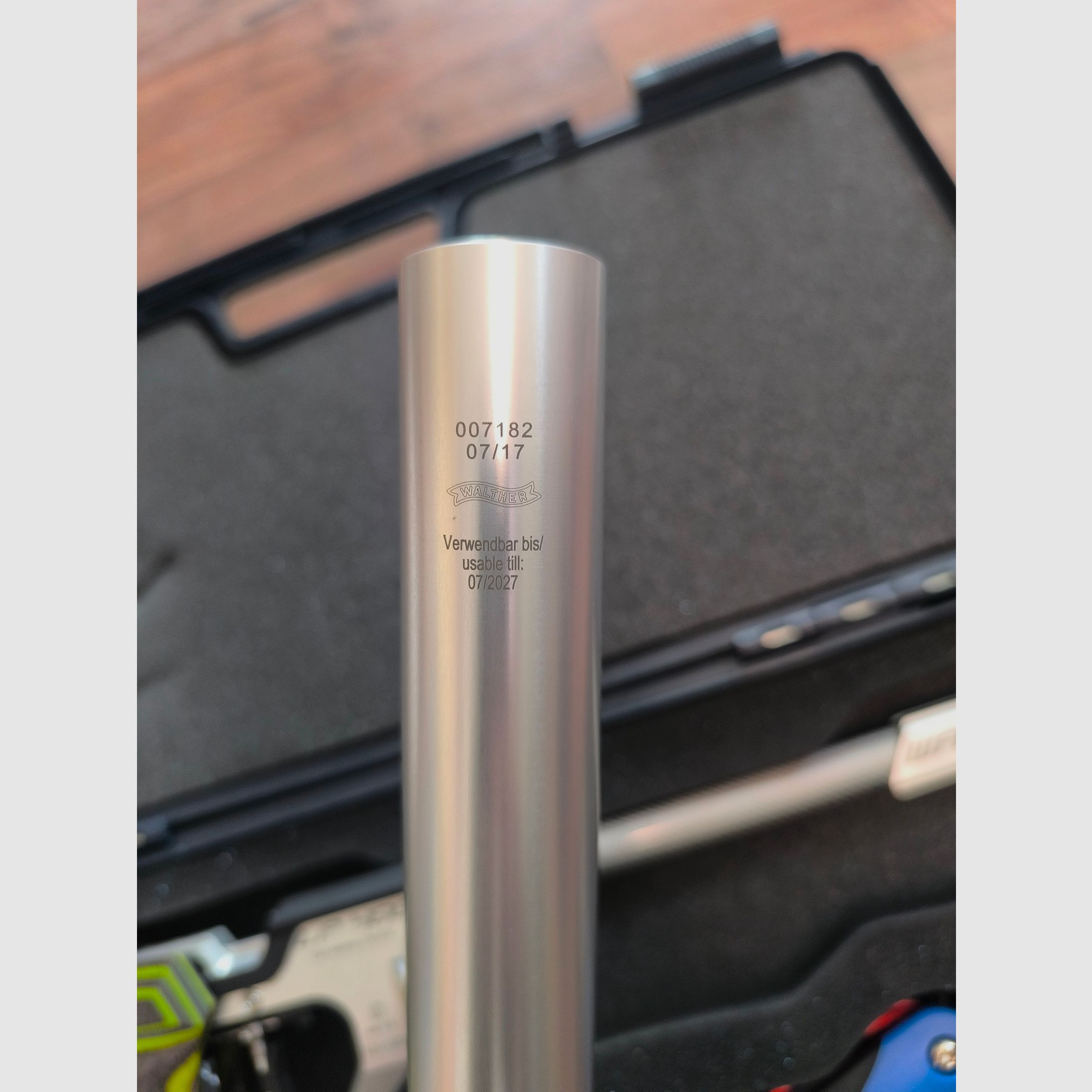 <p>Carabine à air comprimé Walther LP 400 Carbon</p>