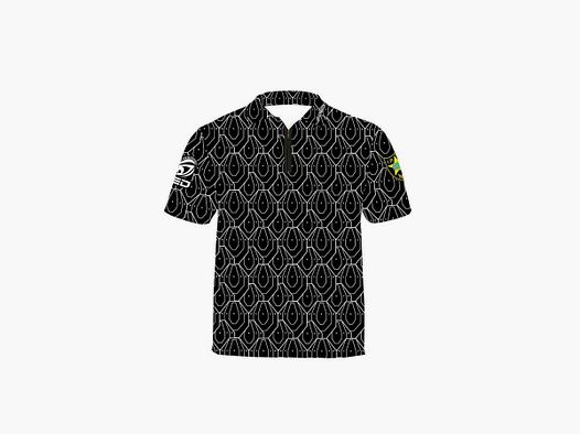 DED Black IPSC Target T-Shirt, size: 7XL, Custom Name: No Name, Clothes type: Regular (Men)