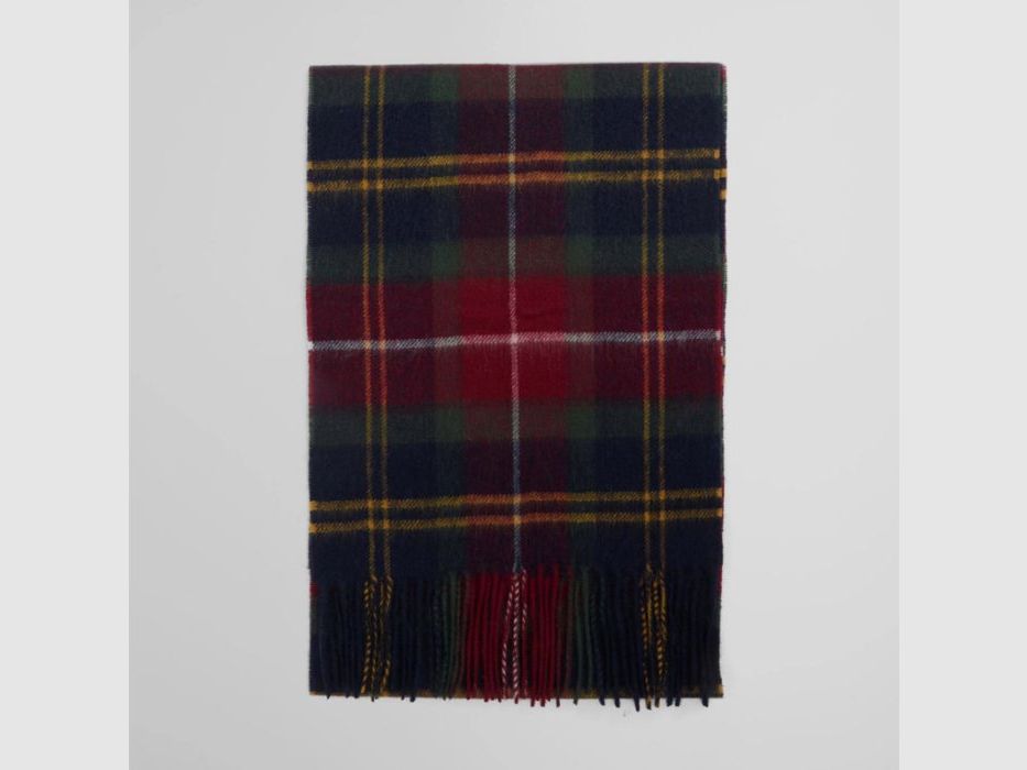 Barbour Schal Cashmere Wool Tartan | winterberry tartan, Bild 3 von 12