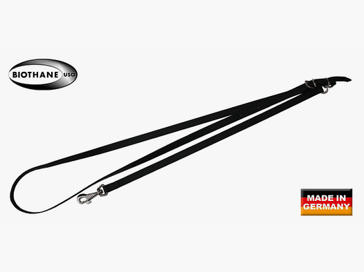 AKAH Biothane leash black