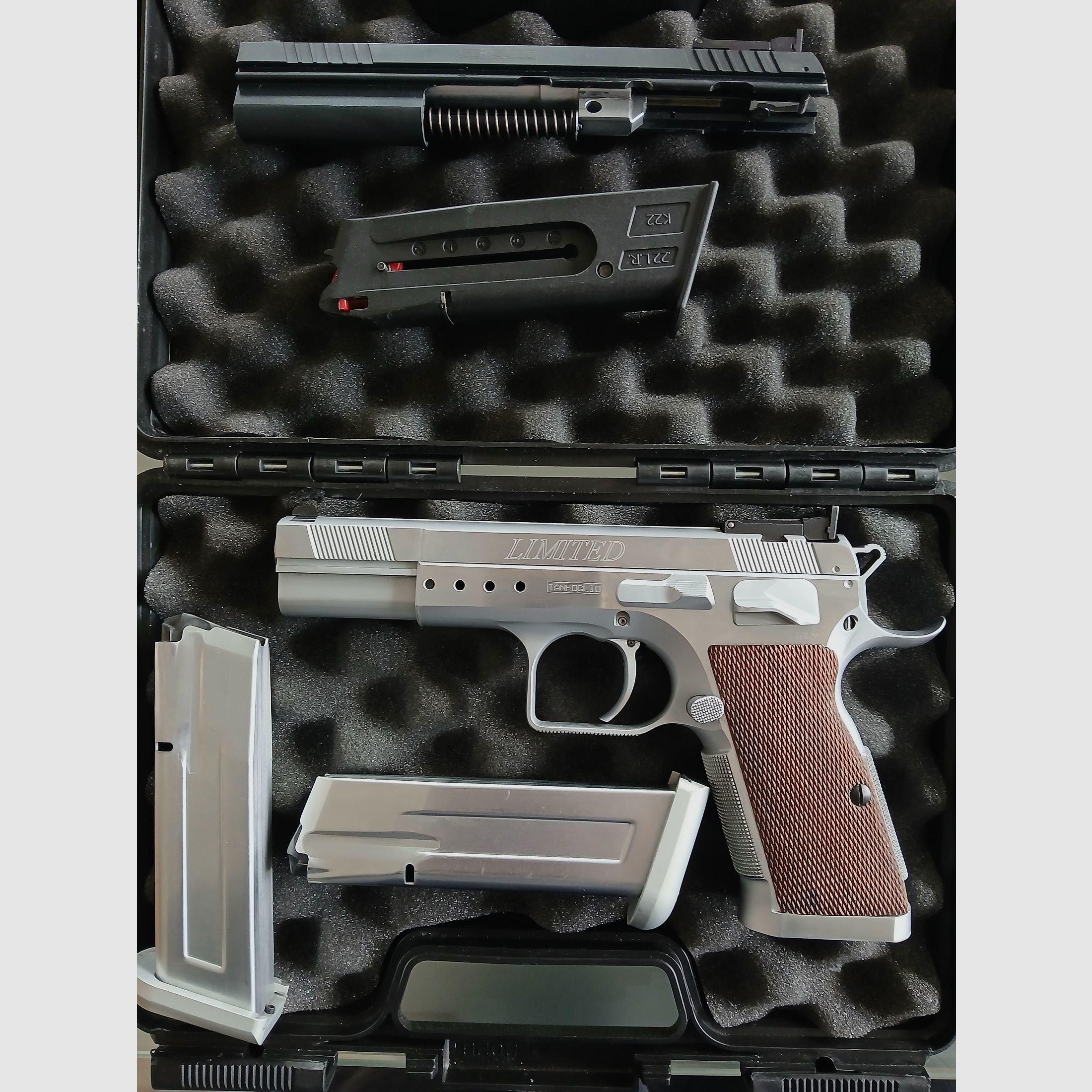 Tanfoglio limited 9mm und 22lr Wechselsystem 