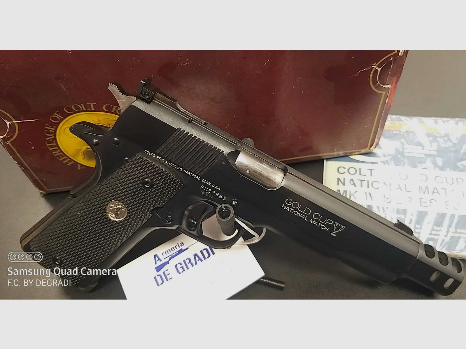 COLT GOLD CUP NATIONAL MATCH 45 ACP, immagine 4 di 4