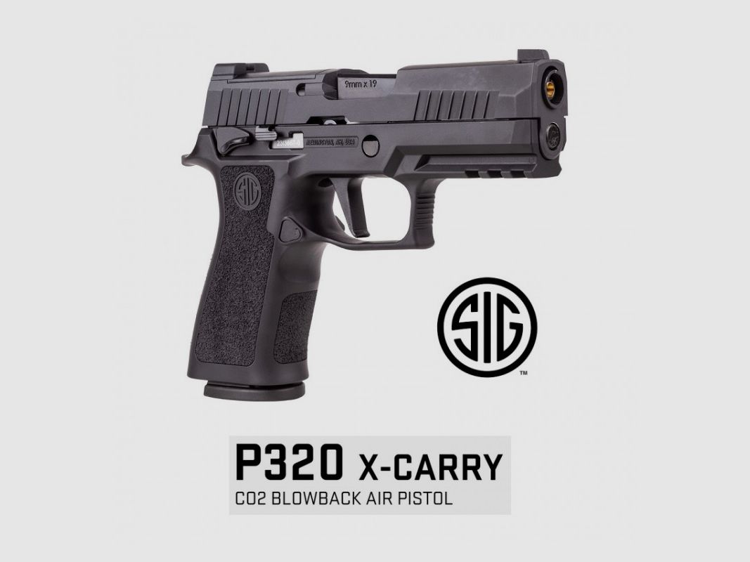 Pistola CO2 Sig Sauer P320 X-Carry Blockback, immagine 2 di 3