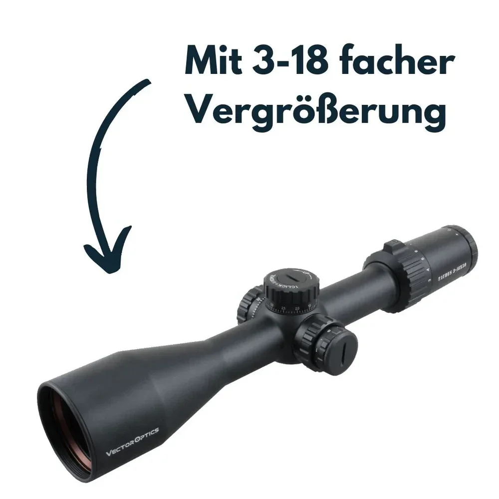 Vector Optics Zielfernrohr SCFF-11 Taurus 3-18x50 FFP