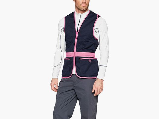 Beretta Schießweste Trap Cotton Vest Blau pink M