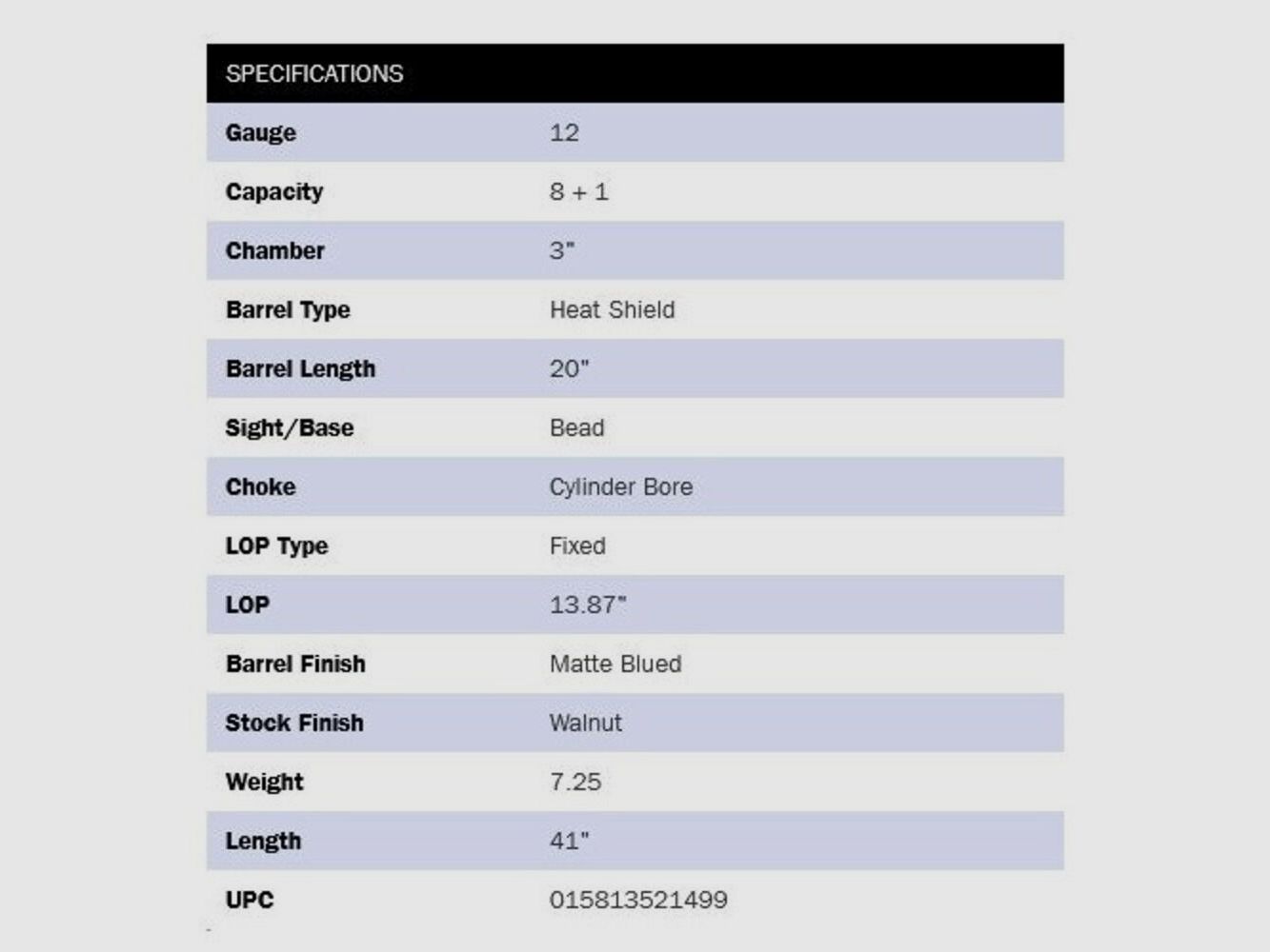 Mossberg 590 Retrograde 20" (20 pouces) 12/76
