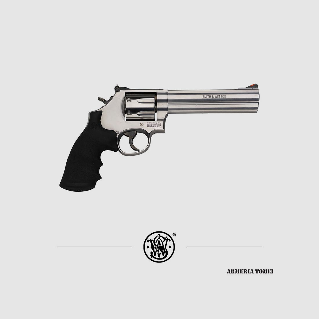 REVOLVER – SMITH & WESSON MOD. 686 PLUS – DISTINGUIERTER COMBAT MAGNUM 6′ KAL. .357MAG. INOX, Bild 2 von 2