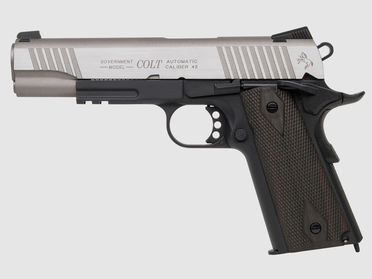 Colt 1911 Railgun Bicolor 6mm - Airsoft Co2 BlowBack