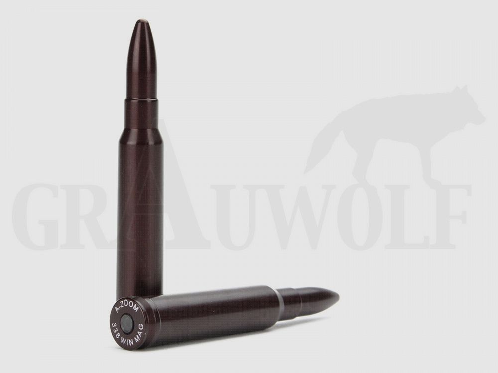 A-Zoom Pufferpatrone .338 Winchester Magnum 2 Stück