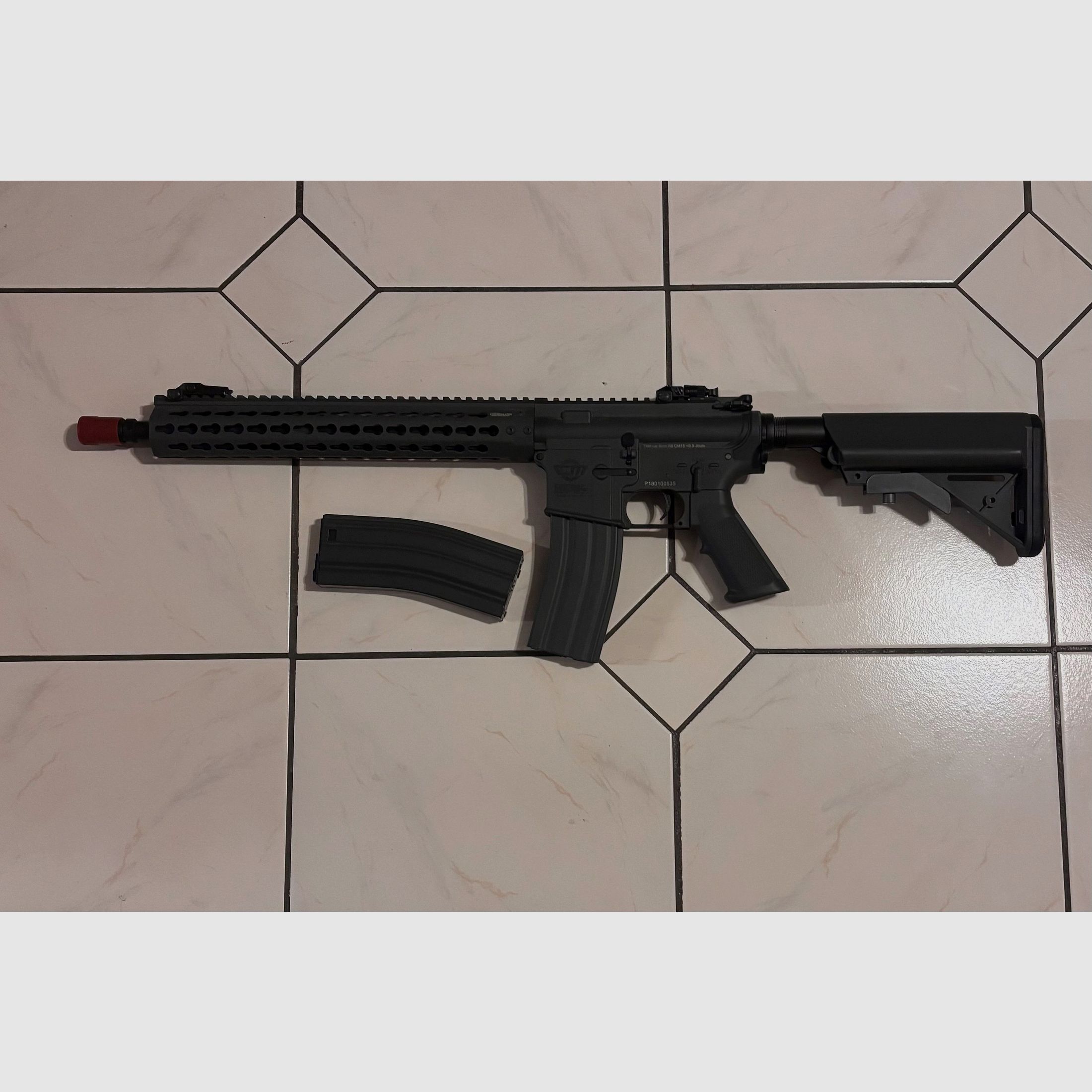 G&G Armament Airsoft Rifle AEG CM 15 KR LPR 13 " - 6 mm BB - from 14
