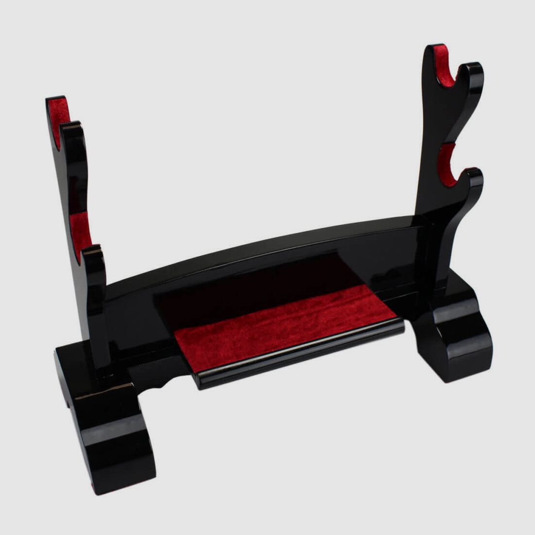 The Shogun Luxuriser sword stand for 1 or 2 swords