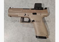 CZ Uhersky Brod P-10 C OR FDE (Cerakote) con mirino a punto rosso Holosun HE509T