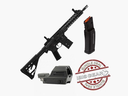 Karabinek Schmeisser AR15 S4F 10,5 + Kolimator Falke LE + Magazynek 60 nb.