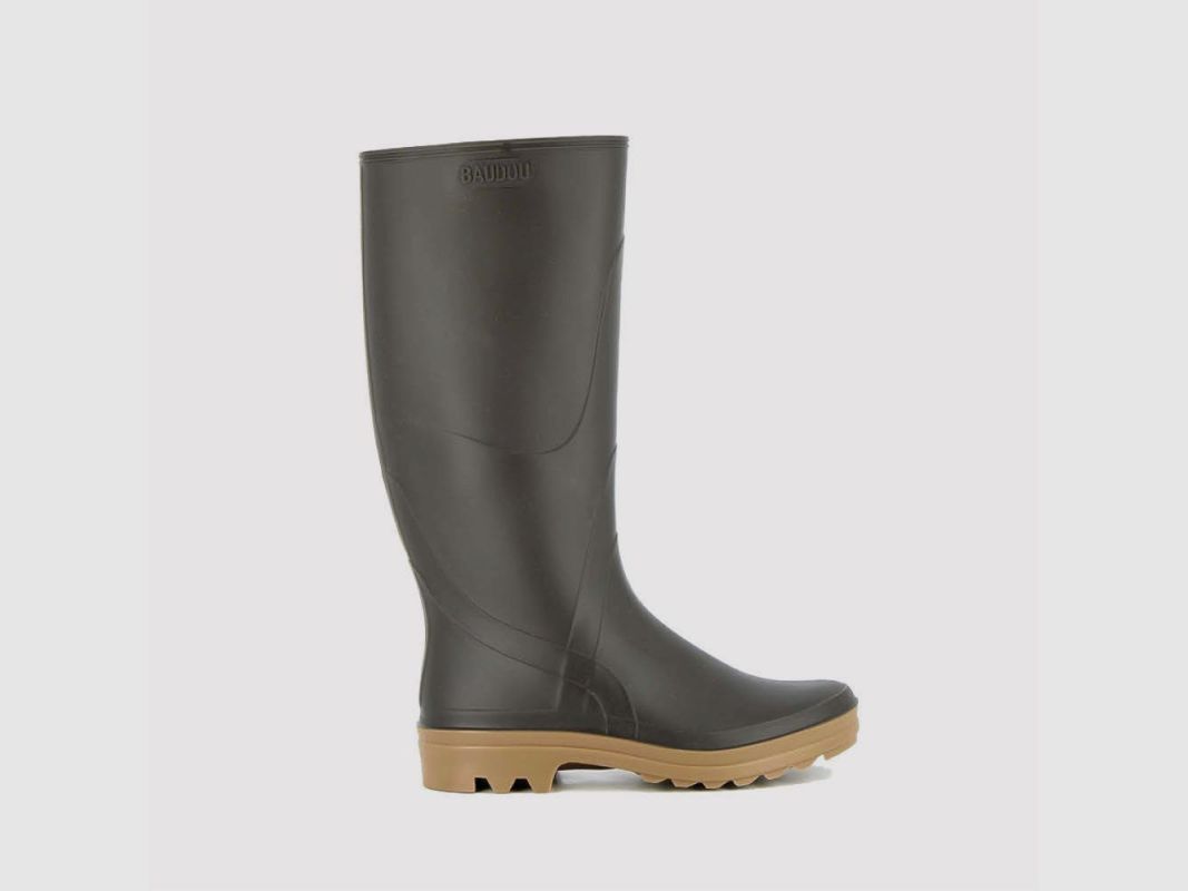 Baudou Karol Stiefel braun Damen/Kinder PVC Jersey, Bild 2 von 13