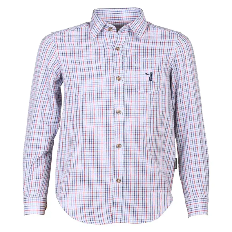 Camisa Infantil Percusión Cuadrados Pequeños Roja, imagen 2 de 4