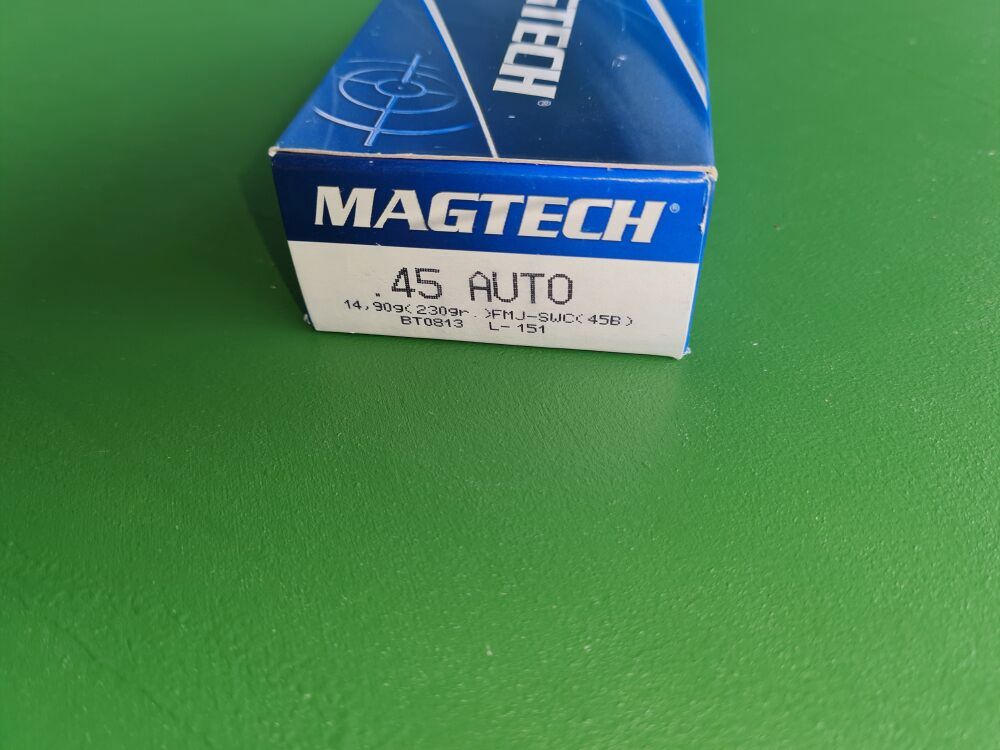 Magtech .45 Auto SWC-FMJ 230grs.