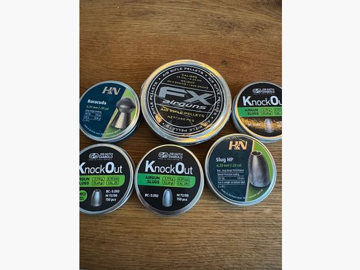 Slakken + Diabolos .25 6,35 MM H&N JSB FXAirguns