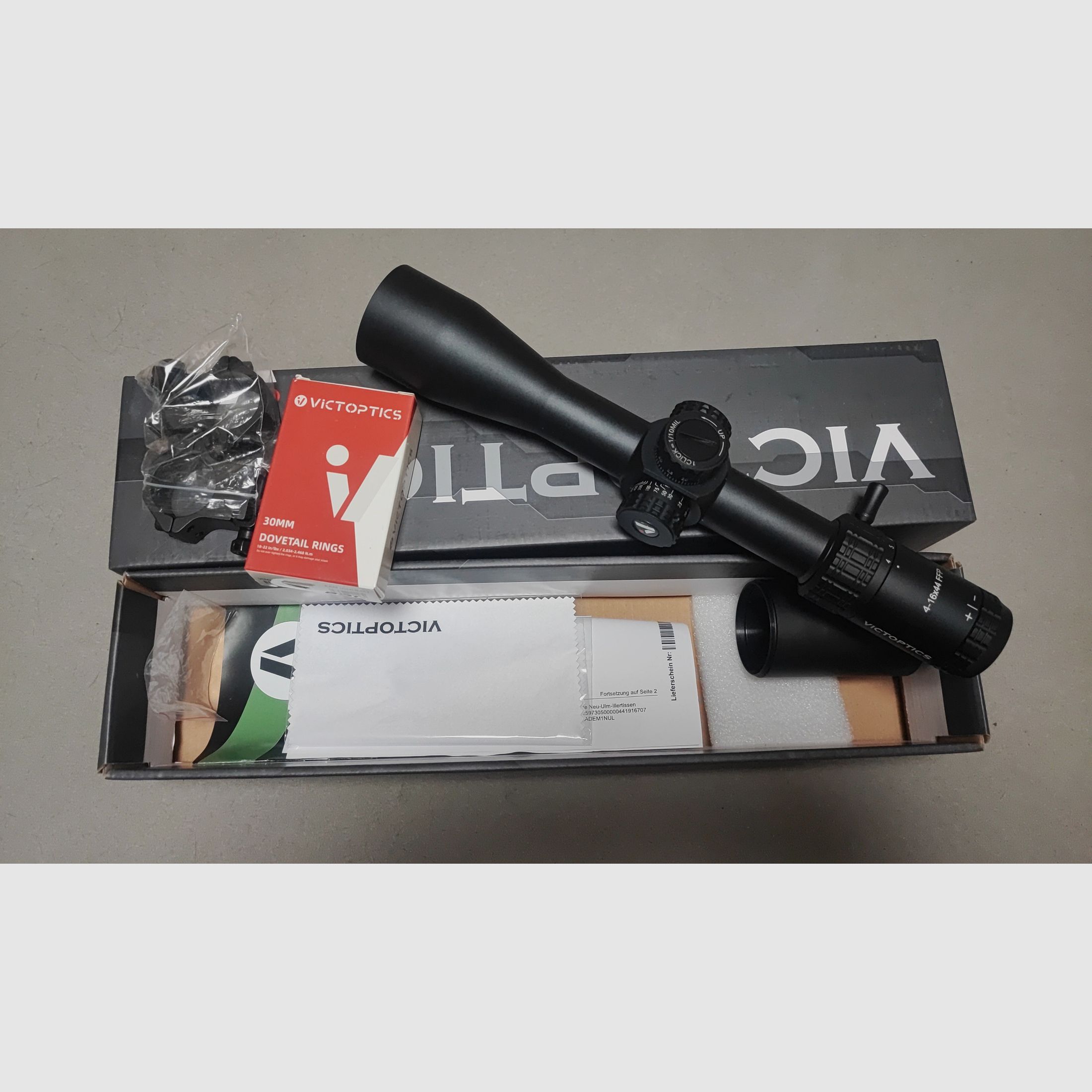 Victoptics Zielfernrohr 4-16x44 FFP 
