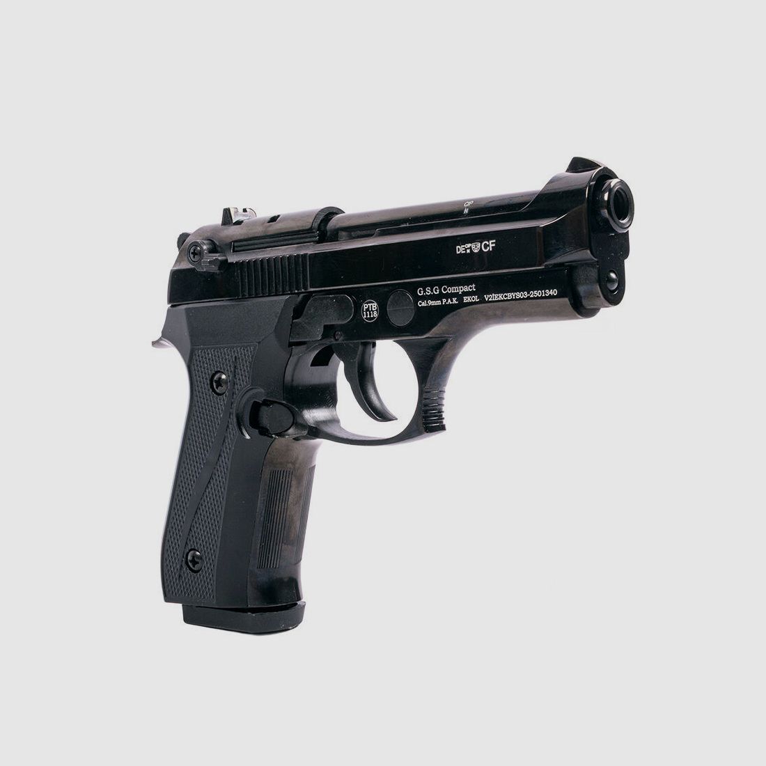 Ekol Firat Compact zwarte gaspistool P.A.K.