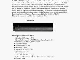 A-TEC AR30-4 - Kaliber .223Rem - Gewinde 1/2x28 - wie neu !!