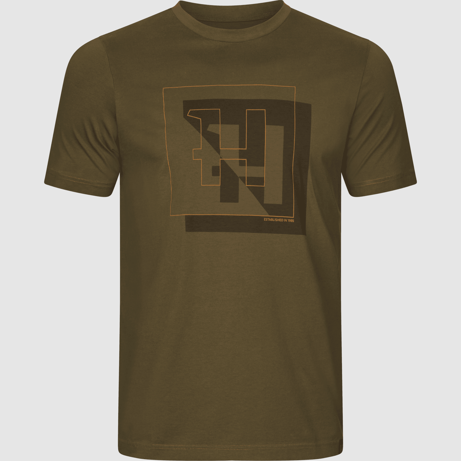 Härkila H-Logo S/S T-Shirt Herren Dark Olive, XL