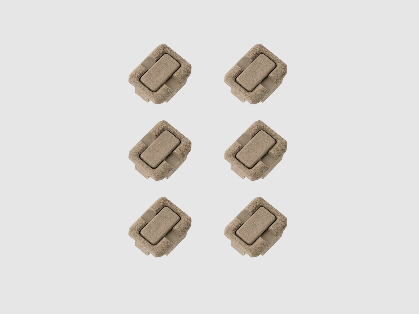 Handguard cable organizers Wire Control Kit M-LOK, 6 pcs., FDE, MAG1296 - Magpul