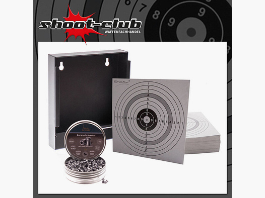 shoot-club GmbH trampa de balas + H&N Baracuda Hunter Diabolo cal. 4,5 mm +