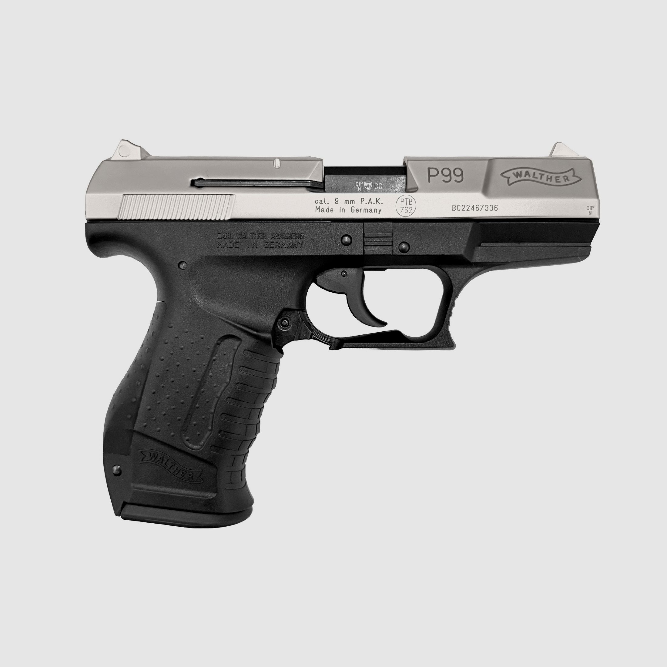 Walther P99 Schreckschuss Pistole 9mm P.A.K. Bicolor - NEU