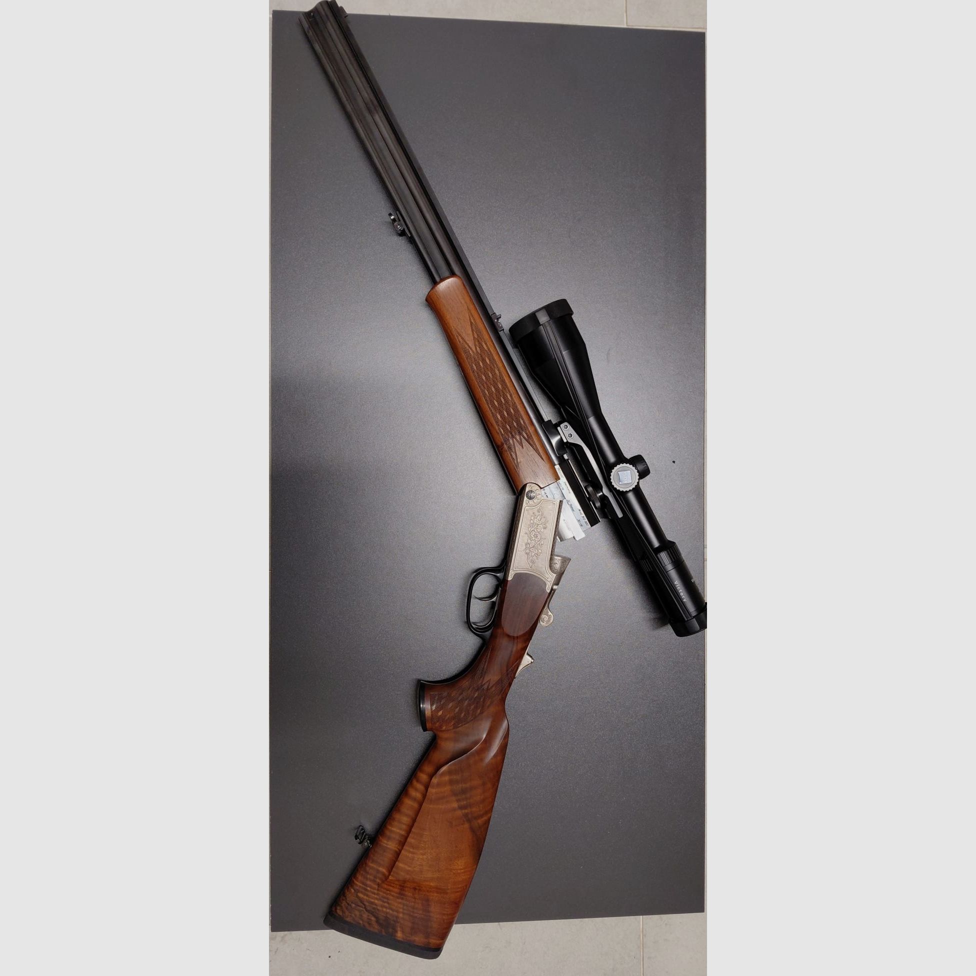 Bock drilling Blaser BD880 including Zeiss Victory Varipoint M 3-12x56 T* in excellent condition for sale