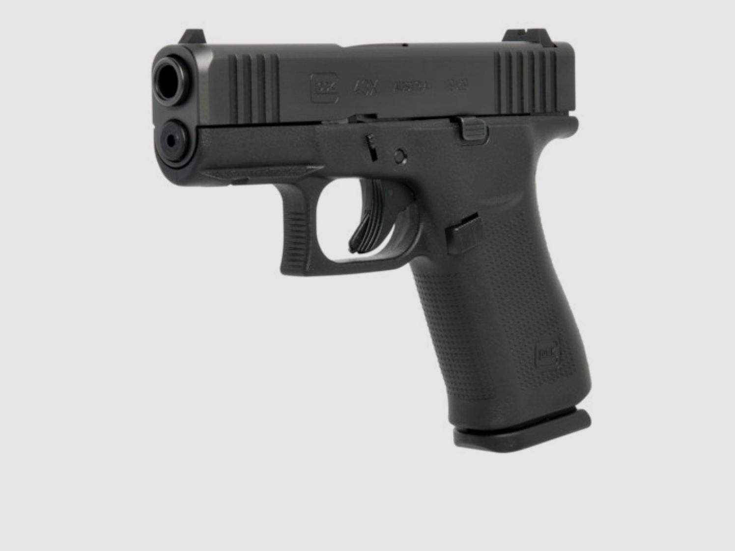 Glock 2412706 Pistool 43X 9mm Luger R/FS Zwart