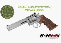 SPOHR 286 Competition Stainless .22lr 6 Zoll Revolver Made in Germany