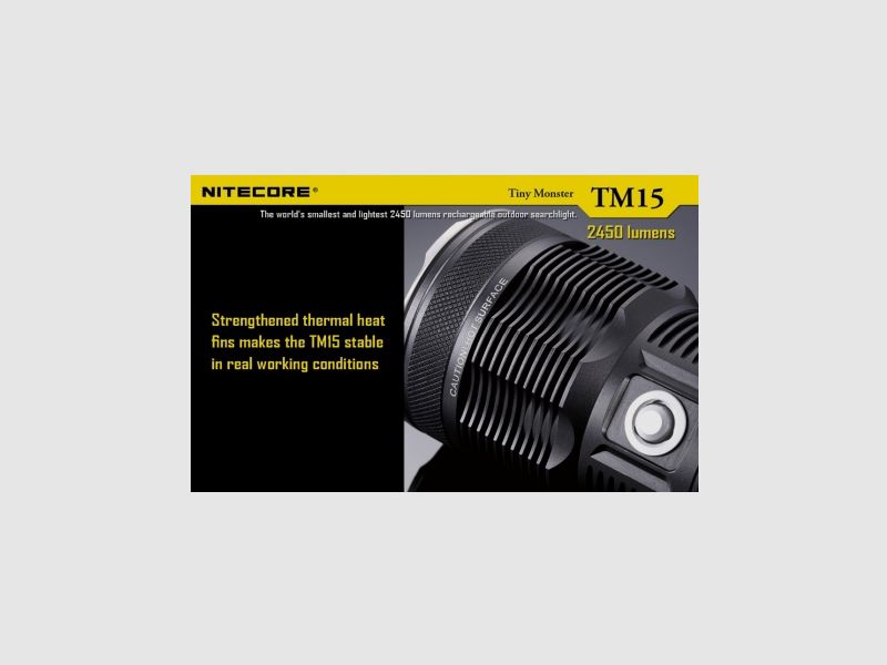 Nitecore TM15 Tiny Monster flashlight 2650 lumens, image 16 of 23
