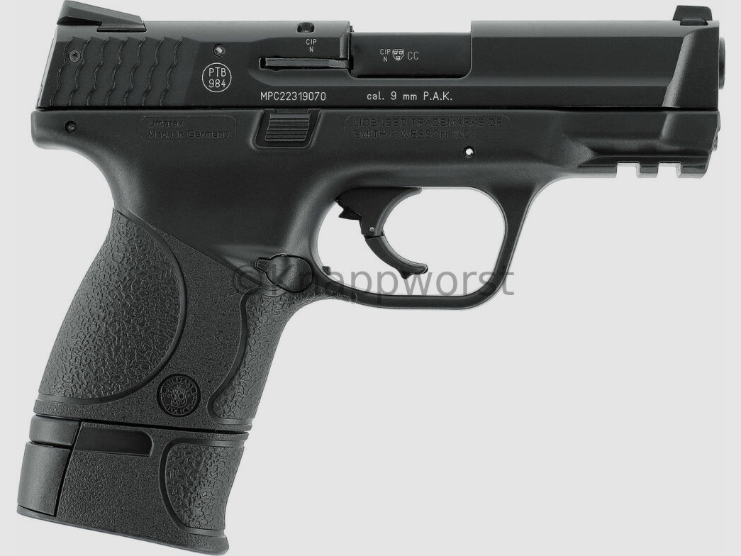 Umarex S&W M&P 9C - 12 shots 9mm P.A. blued