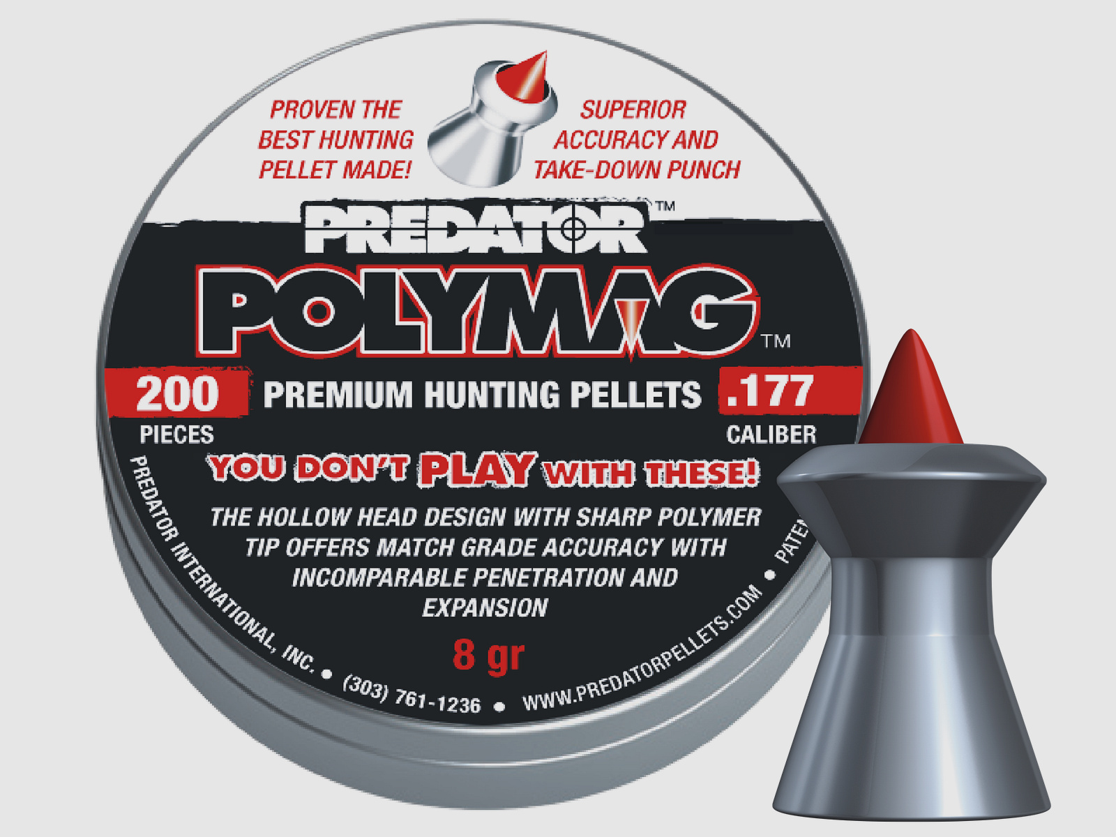 JSB Predator Polymag, Kal. 4,5mm, 0,52g