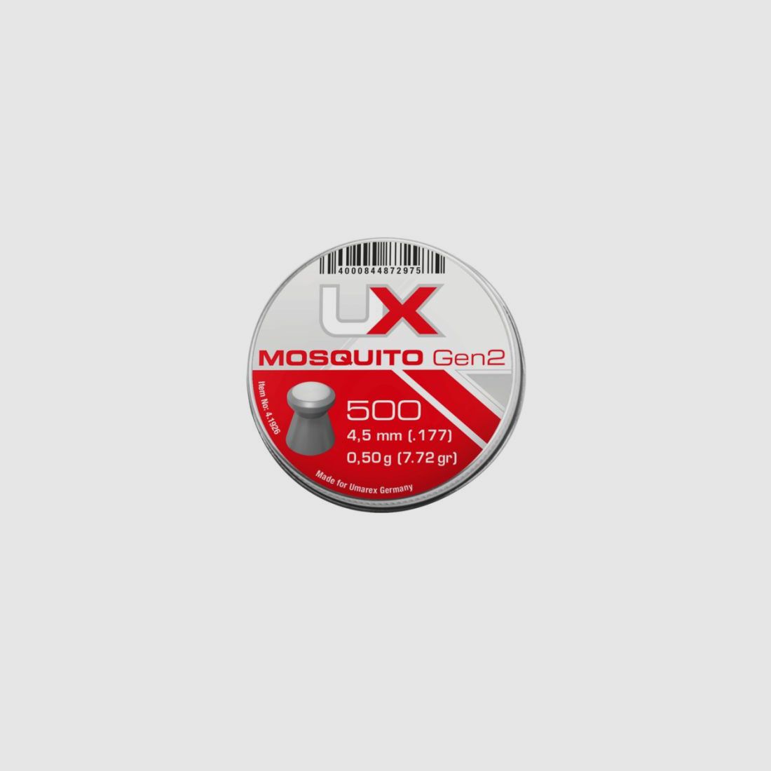 Umarex Diabolos Mosquito Gen2 Flachkopf Kal.4,5mm 500 Stk., Bild 1 von 2