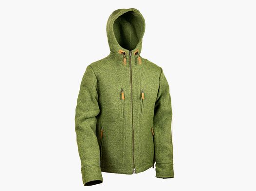 Lodenfleece-Hoodie "Kapuzenhuber" Mod. 2023, Flechte